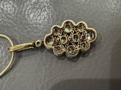 Stunning Gold Over STERLING SILVER YellowCZ Necklace PENDANT