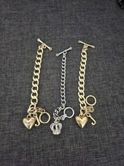 RARE Y2K VINTAGE JUICY COUTURE ALL 3 ADD ON CHARMS BRACELETS