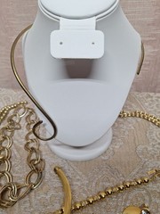 1.25 Lbs Wearable Gold-Tone Jewelry Lot. Maybe Vintage To Modern. #3
