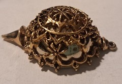 Arthur Pepper Vintage Christmas Ornament Pendant (See Description) Gold Tone