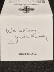 Camrose & Kross JBK Jacqueline Kennedy Faux Sapphire & Diamond Brooch COA/Box