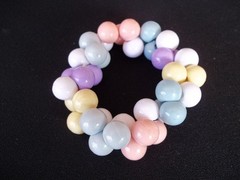 Vintage 80’s Remington Bracelet set Pastel tones Lavender Pink Lucite style