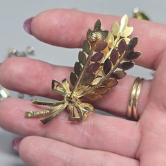 Juliana Sara Coventry Renoir & Unsigned Fish Rhinestones Earrings Brooches Lot