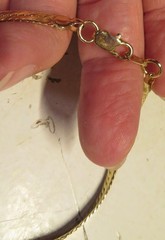Vintage 14k GF Gold Tone Herringbone Chain Necklace 24″ Unbranded Tone Fashion