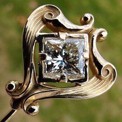 14k Stick Pin & 0.78ct Diamond 🔥 Modified Reclaimed Antique 🔥 VIDEO