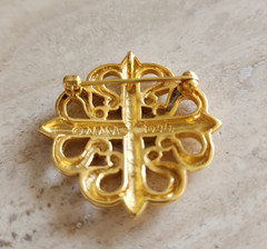 Vintage Metropolitan Museum of Art 1990 Cross Brooch/Pendant Rare