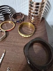 Mixed metal materials lot of 23 bracelets some signed