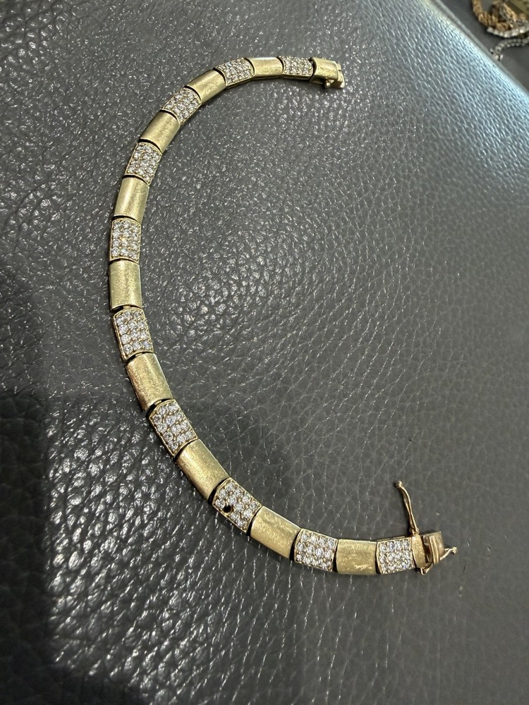 Stunning Bracelet 14k Yellow Gold WOW 12.5 GRAMS 14kt 7.5”