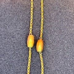 Napier Gold Tone Station Necklace Beaded Chain Minimalist 14–15 Inch