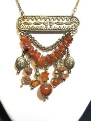 Amber Nuggets With-Insect..charms, Chains, Necklace