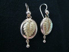 Vintage Gold Earrings 14K (583) and 18K (750) Made in Former USSR Weight 5.9g