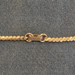 Vintage Gold Tone Clear Rhinestone Choker Necklace Ornate Square Baguette Stones