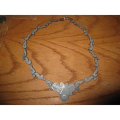 AR Sterling & Stone Inlay 18″ Necklace TAXCO