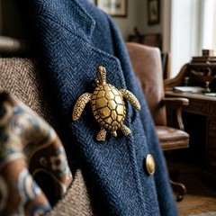 Sparkling Rhinestone Turtle Brooch Cute Animal Jewelry Pin