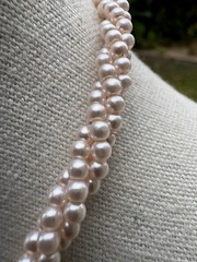Vintage Marvella Faux Pearl Torsade Necklace – 16” Choker, 1950s-1970s