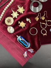 Estate Sales Jewelry Lot – Boho Vintage – Mid-Century – Eclectic