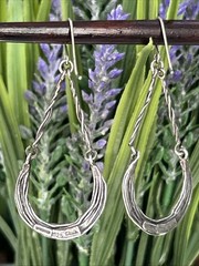 VTG Israel Opulenza Sterling Silver Earrings Long 2” Dangle 925 Weight 6 grams