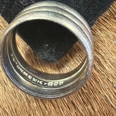 Vintage Sterling 925 Silver Vintage Southwestern Estate Ring Size 6.5 sz, 5.9g