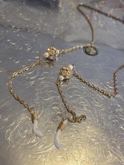 vintage eyeglass necklace chain