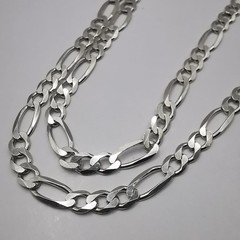 Vintage 925 Sterling Silver Signed Jewelry Chain 20.28in (51.5cm) 0.66oz
