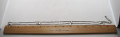 Vintage Sarah Coventry Silver Tone Party Hearts Necklace 1977 33″ Long