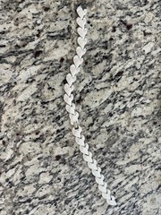 Napier Pat Signed Silver Necklace 16 In Broken As Is As Pictured