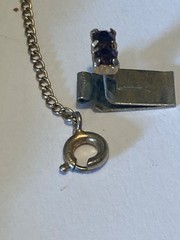 READ ALL- Monster 50s very Purple bracelet for repair-part there-7″