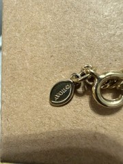 Vintage 90s Avon Pendant Necklace Faux Rose Quartz Heart And Key 24″ Chain