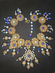 SPECTACULAR! French FRANCE One of a Kind Collar Necklace OOAK (ST909_1)