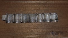 Large SIAM LOT Panel Bracelet Earrings Brooch Ring Niello Dancer Sterling 925