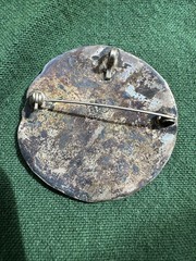 Vintage Mexico Abalone Pendant/Brooch Pin – Sterling Silver