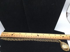 Avon 1968 Golden Charmer Necklace Perfume Pendant