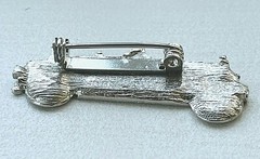 Vintage Brooch – Genuine Vintage Silver-Plated Automobile Metal Pin
