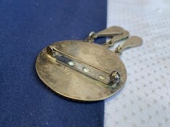 Vtg Brooch Lot Alpaca Sarah Cov MOP Enamel Faux Gem Scatter Pins Costume Jewelry