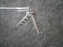 Step Ladder Opens Vintage Sterling Silver Bracelet Charm Pendant 2.0g