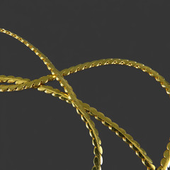 Vintage MONET GOLD TONE NECKLACE Serpentine Chain 24″ LONG x 2mm CLASSIC STYLE