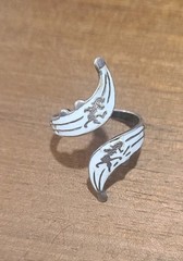 Large SIAM LOT Panel Bracelet Earrings Brooch Ring Niello Dancer Sterling 925