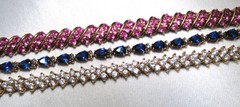 Vintage Sterling Silver Gemstone Tennis Bracelets Lot of 3 ETC10717