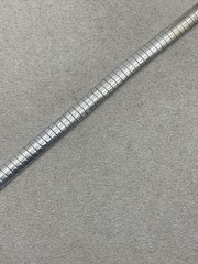 Vintage 925 Sterling Silver Italy Omega Bracelet 6 3/4” Width 5.7mm