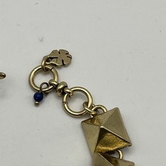 Vintage HTF Rare Lucky Brand Gold Tone Pyramid Bracelet Boho Chic Spike