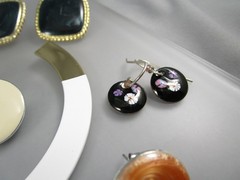 Vintage Modern Varying Styles Multicolor Enamel LOT of 14 Post Earrings 195A