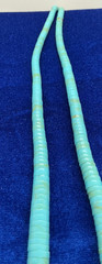 VINTAGE SOUTHWEST HE-SHE FAUX TURQUOISE AND SHELL NECKLACE