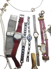 Lot Vintage & New Custom Jewelry Watches Anna Klein Gold Filled Chains