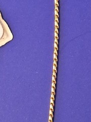VTG Monet Gold Tone Bead Necklace NWT 15 Inch Rope Chain Minimalist 1980s Choker