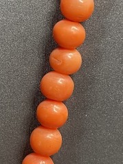 Antique Natural Satsuma Coral Almost Perfect Cascading 4.7mm-8.5mm