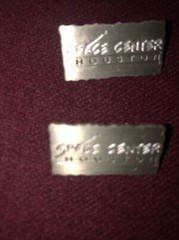 2 Adult Unisex Silver Space Center Houston Pins/Tie Tacs, Worn Once