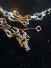 Vintage Barclay Parure Set Gold & Clear Rhinestone Necklace Earrings Bracelet A