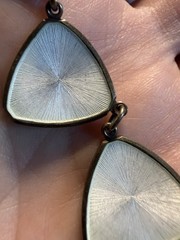 Vintage MCM Albert Scharning Enamel 935 Silver Gold Wash Station Necklace