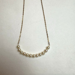 Vintage Little Deb Girls Cultured Pearl Necklace 16.5″