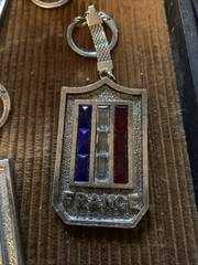 Vintage Attic Jewelry Find 5 Key Chains Italy France Other Unused